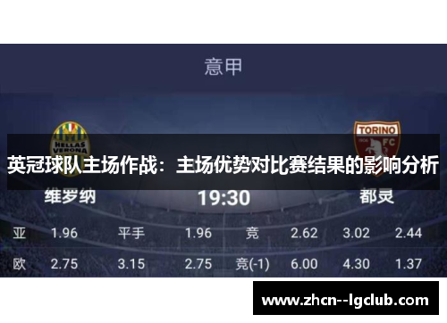 英冠球队主场作战:主场优势对比赛结果的影响分析 英冠球队主场作战:主场优势对比赛结果的影响分析